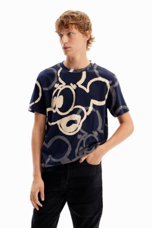 Desigual Arty Mickey Mouse Majice Plave | TndWbMVV