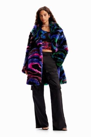 Desigual M. Christian Lacroix Fur-effect Jakne Assorted | jeL80mdU