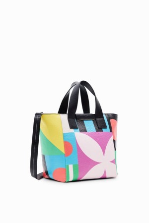 Desigual M Geometric Tote Torbe Assorted | MAF3H6ov