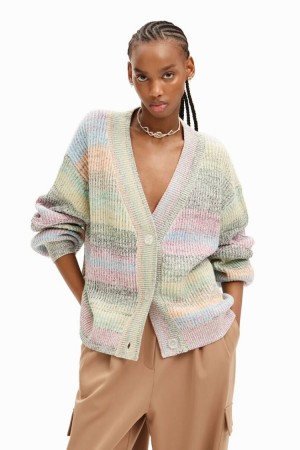 Desigual Multicolored Cardigan Džemperi Assorted | TesKuFWp