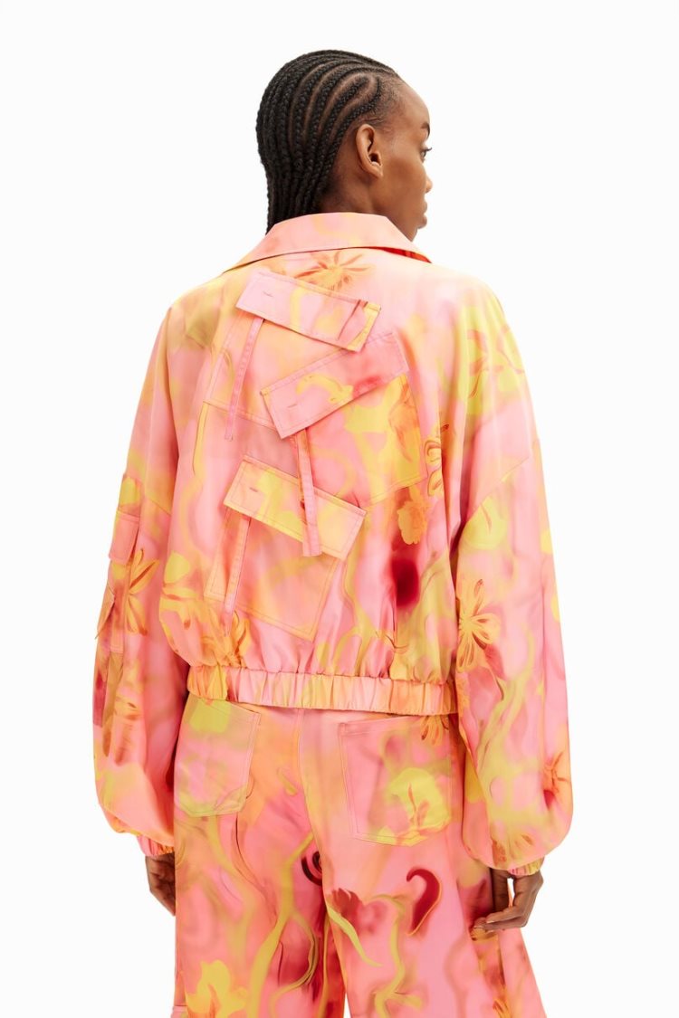 Desigual Collina Strada Floral Oversize Jakne Assorted | Ir8GnNxA