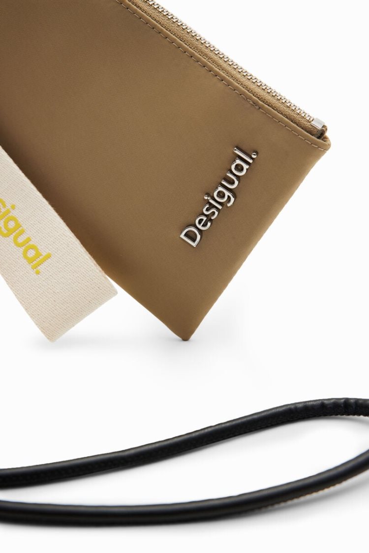 Desigual L Nylon Phone Pouch Novčanici Zelene | QE0QNwaY