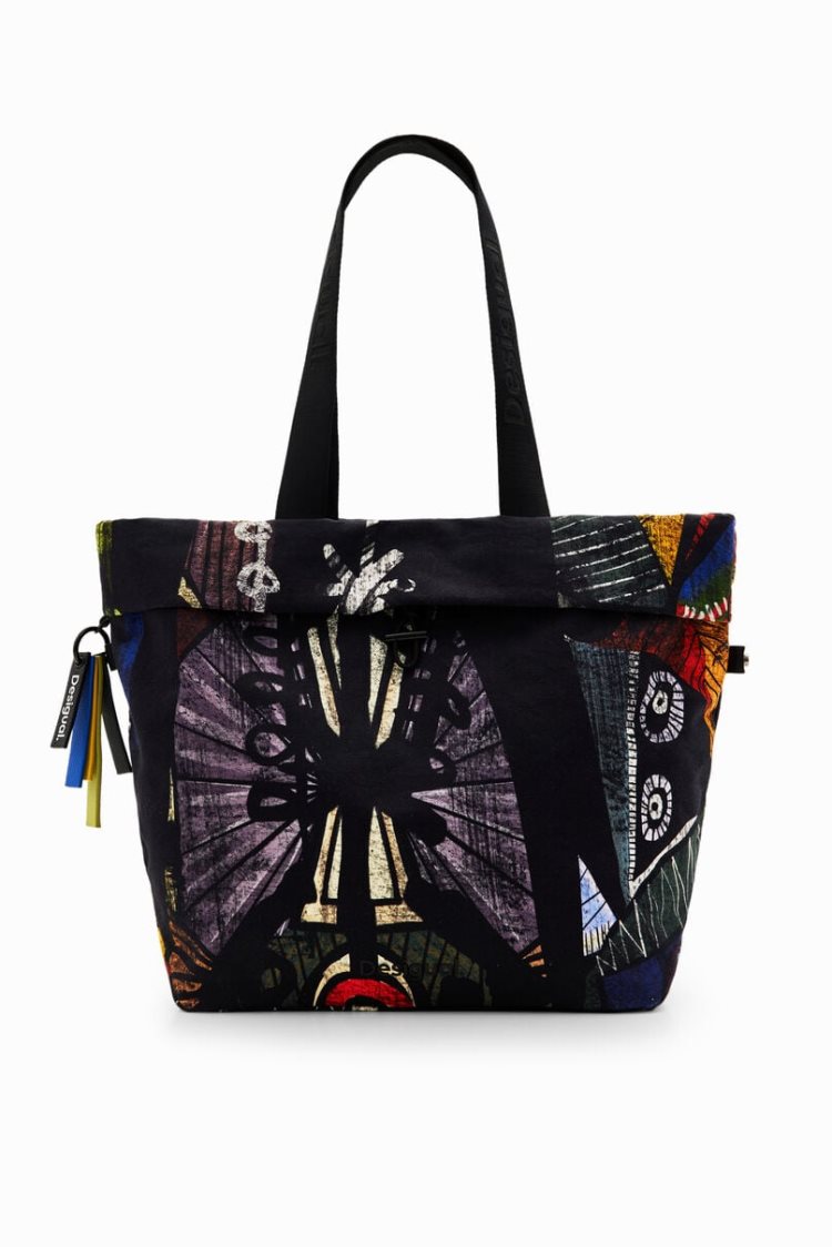 Desigual M. Christian Lacroix L Reversible Tote Torbe Crne | OL1juLkL