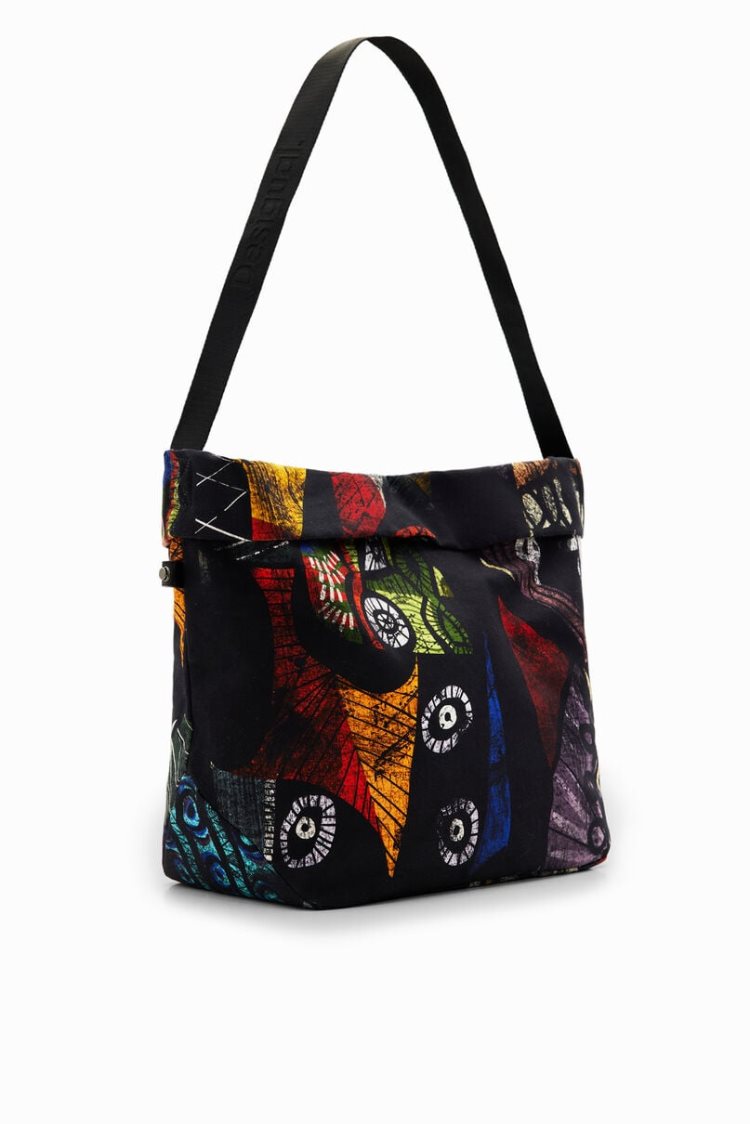 Desigual M. Christian Lacroix L Reversible Tote Torbe Crne | OL1juLkL