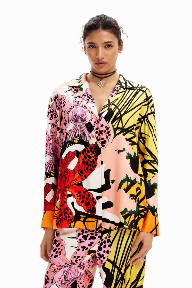 Desigual M. Christian Lacroix Orchid Košulje Roze | j5GdWs3b