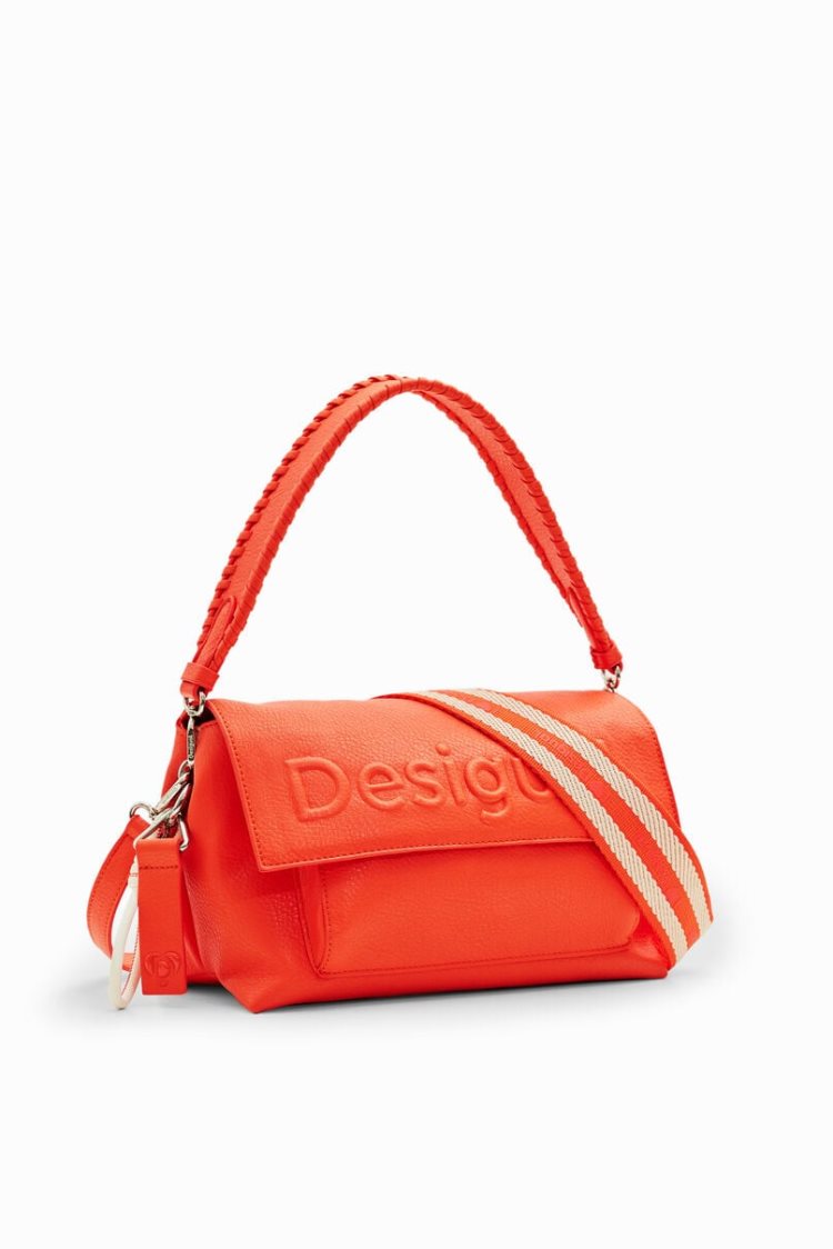 Desigual M Logo Crossbody Torba Narančaste | 5h1lIJyF