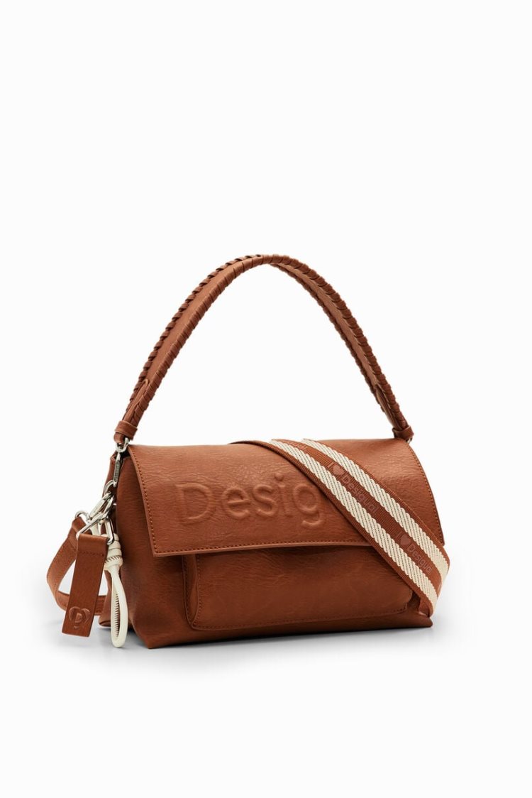 Desigual M Logo Crossbody Torba Smeđe | ALOSesc9