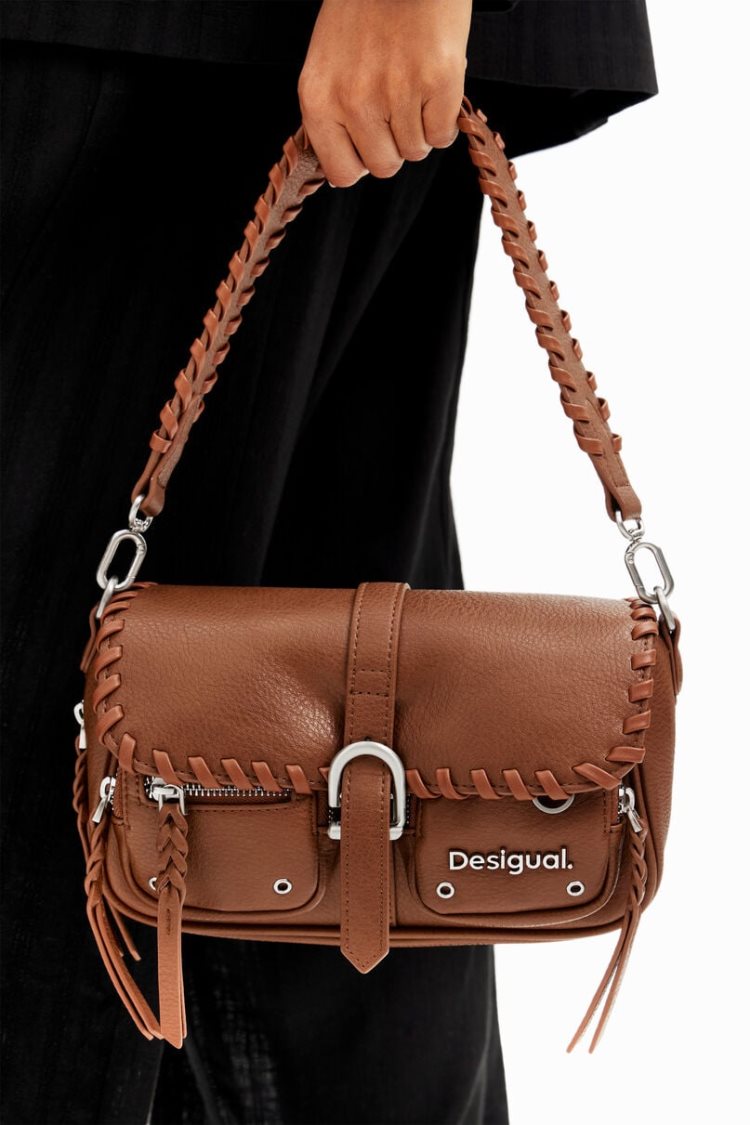 Desigual M Pockets Crossbody Torba Smeđe | rDcwbLhF