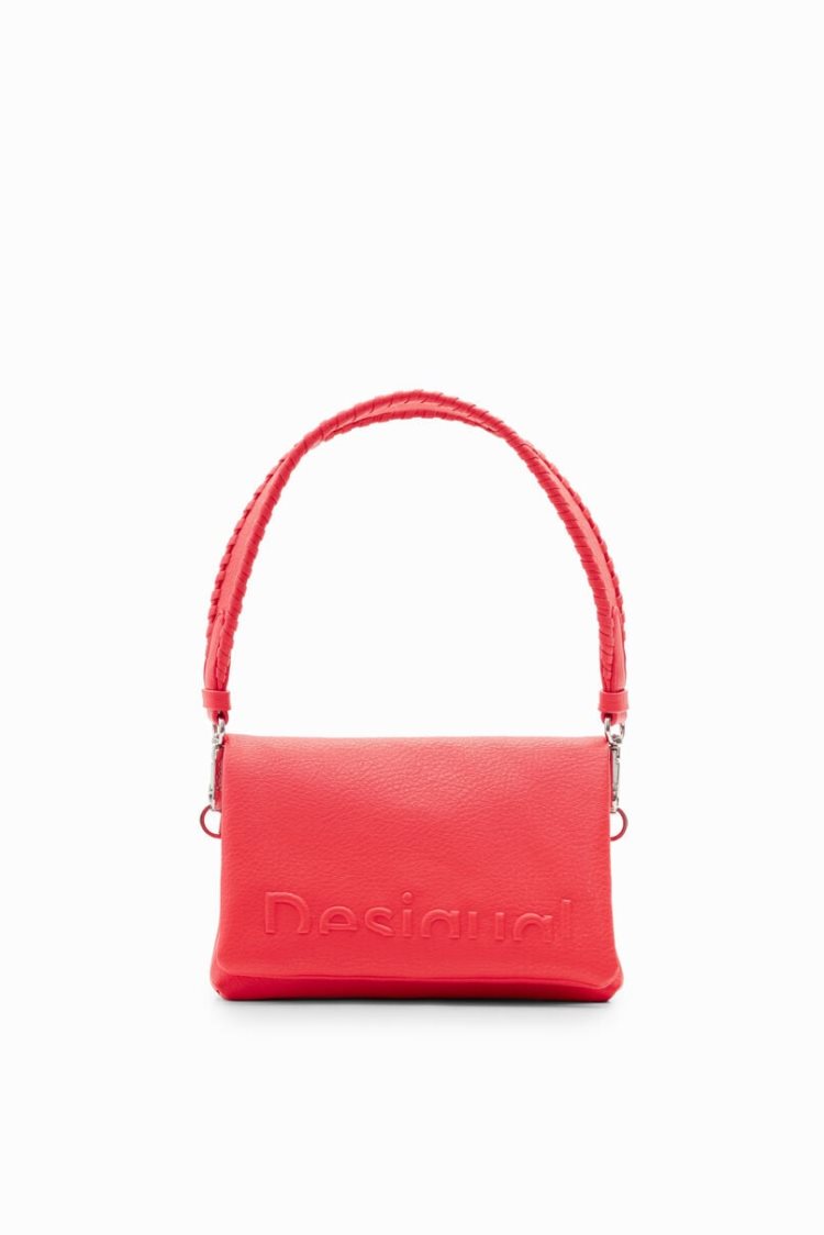 Desigual Mini Half-logo Crossbody Torba Roze | oKoKwteR