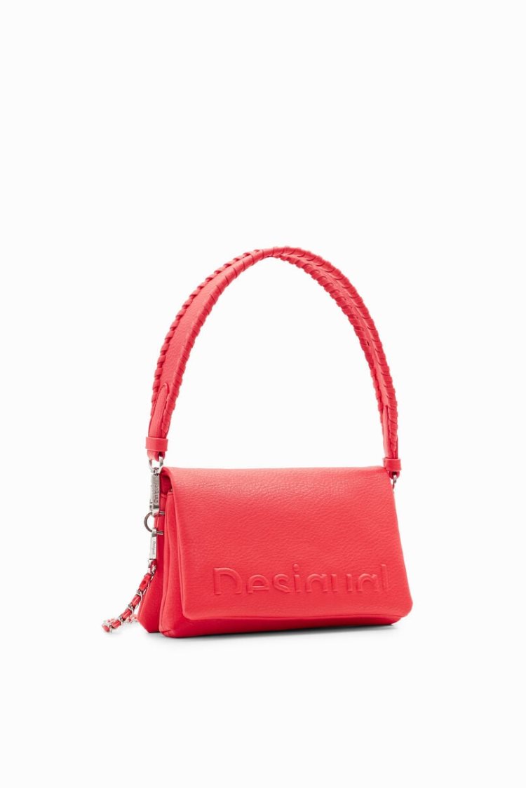 Desigual Mini Half-logo Crossbody Torba Roze | oKoKwteR