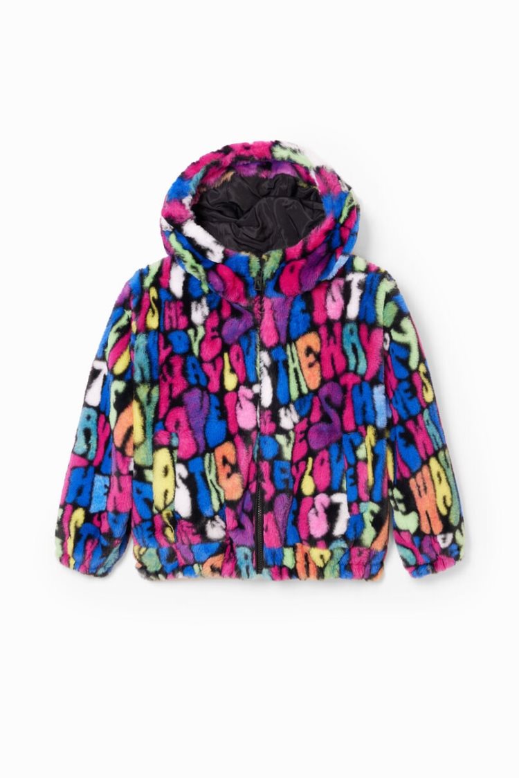 Desigual Multicolour Fur-effect Jakne Assorted | Qa2jPoZ6