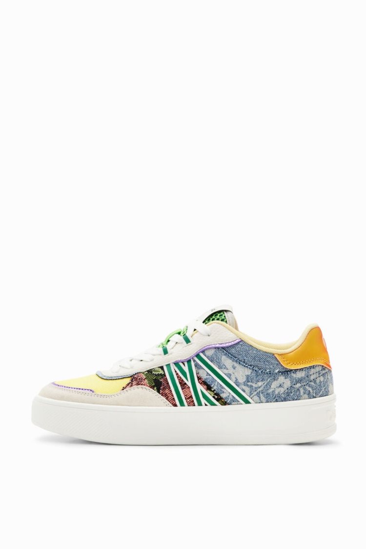 Desigual Patchwork Platform Tenisice Assorted | D7eFFdmc