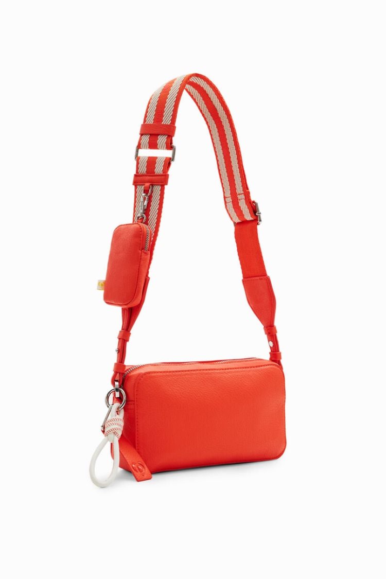 Desigual S Logo Crossbody Torba Narančaste | 4eOXs6vm