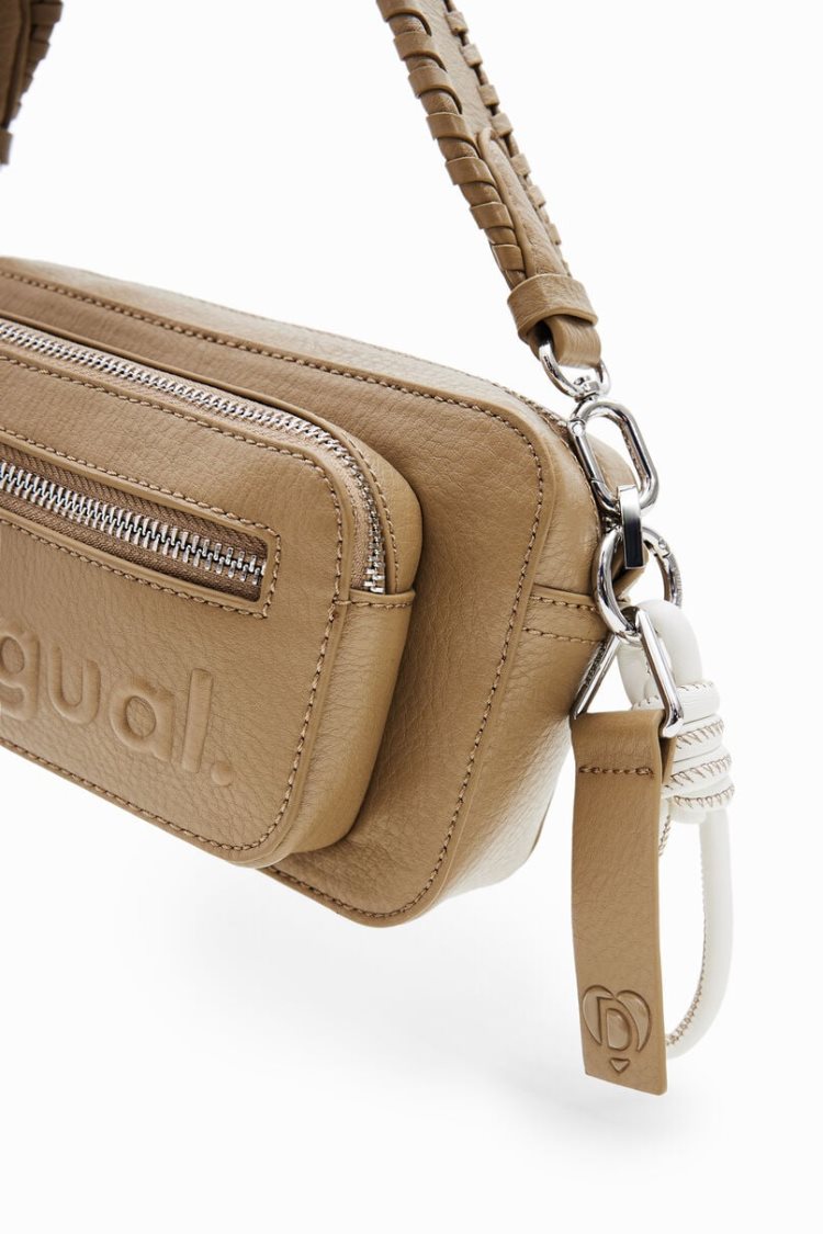 Desigual S Logo Crossbody Torba Smeđe | 0Q8B2U8s