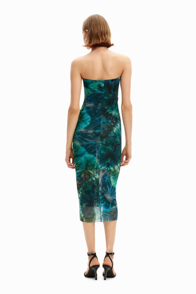 Desigual Sheath Dress With Cool Floral Print Haljina Assorted | HzgZ2kul