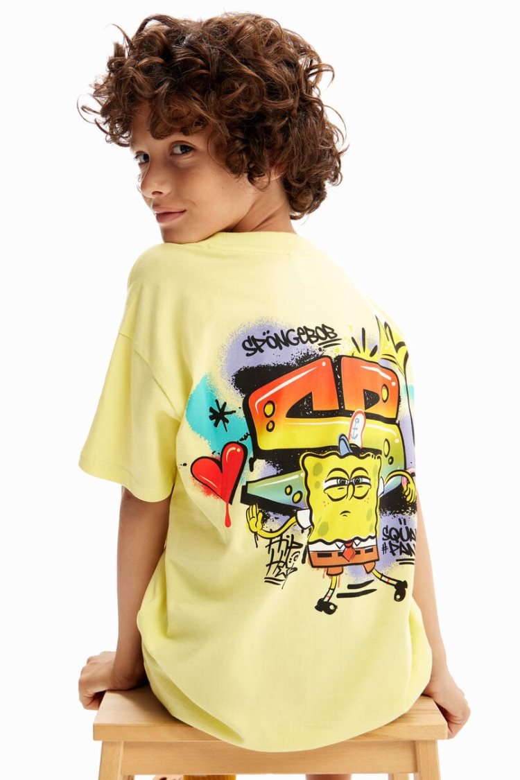 Desigual Spongebob Graffiti Majice Žute | btqR0uLe