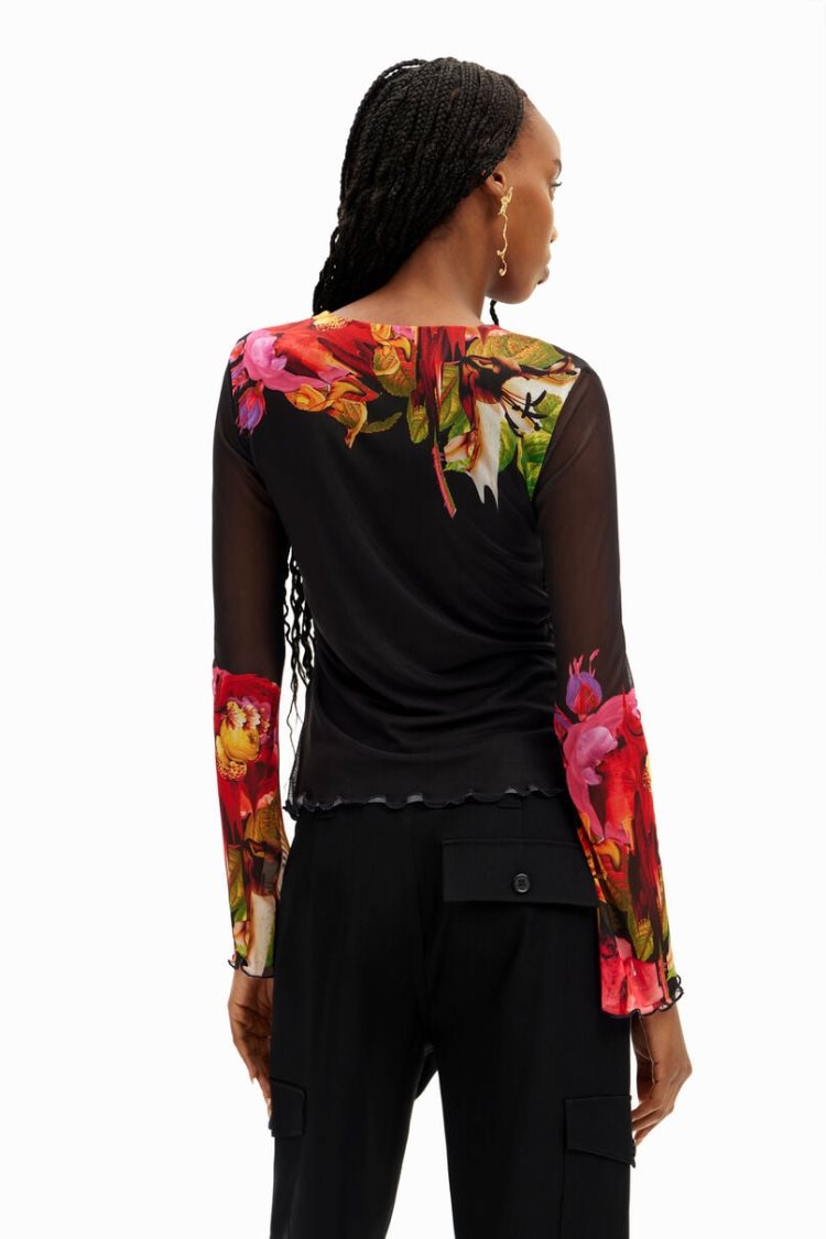 Desigual Tropical Flowers Majice Assorted | 68FgNJeI