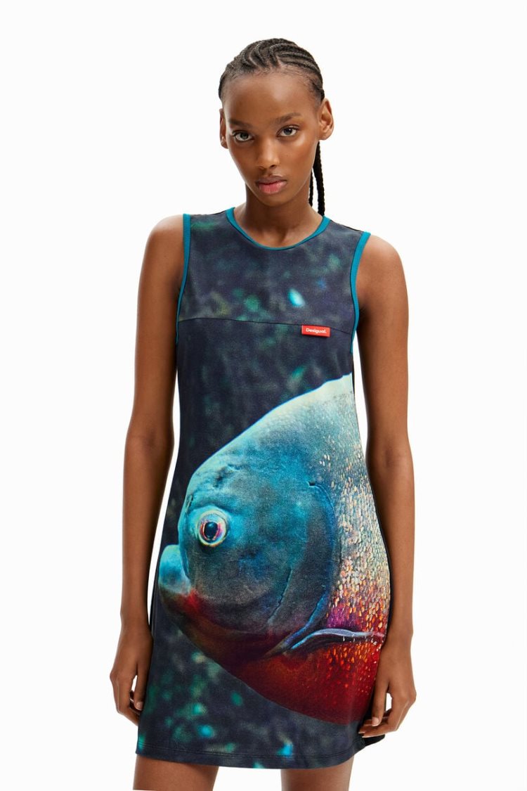 Desigual Tyler Mcgillivary Piranha Haljina Assorted | BEMXHbBx