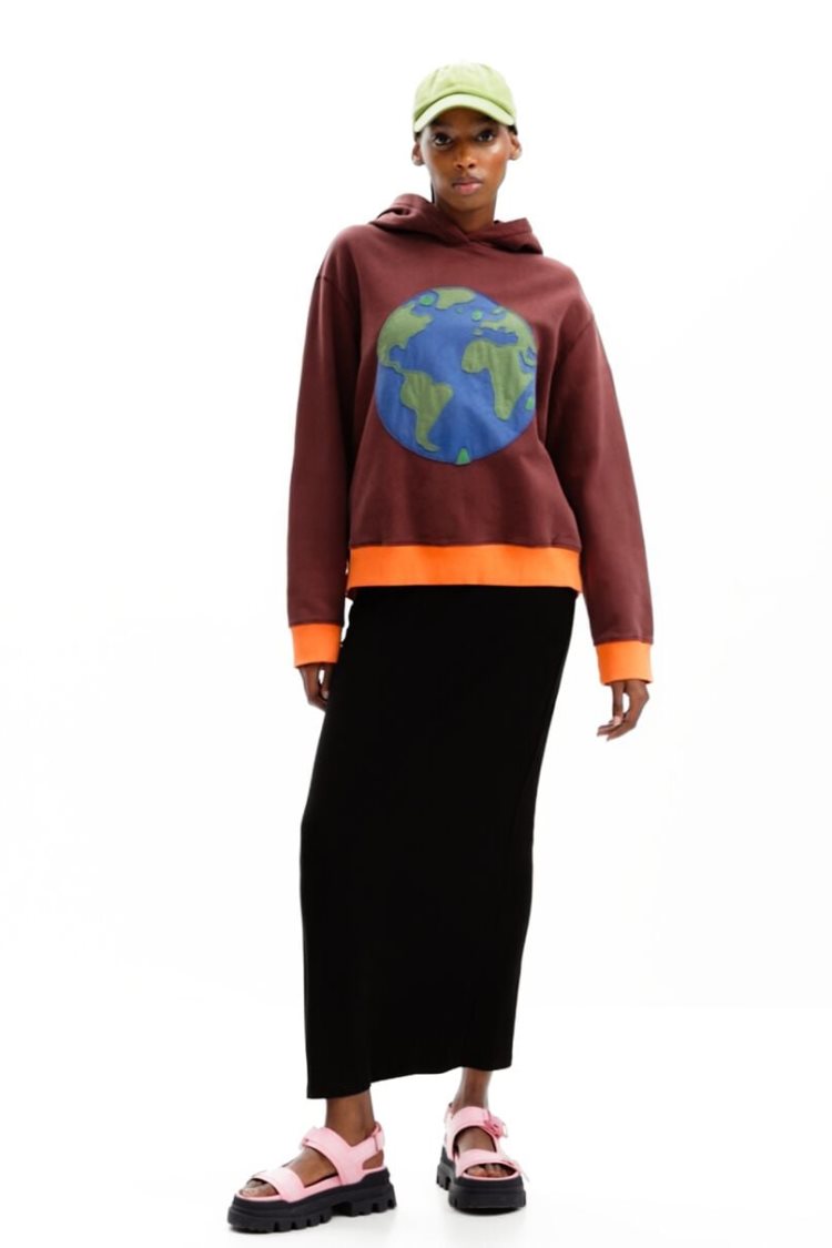 Desigual Tyler Mcgillivary World Dukserice Assorted | KUyVNPrW